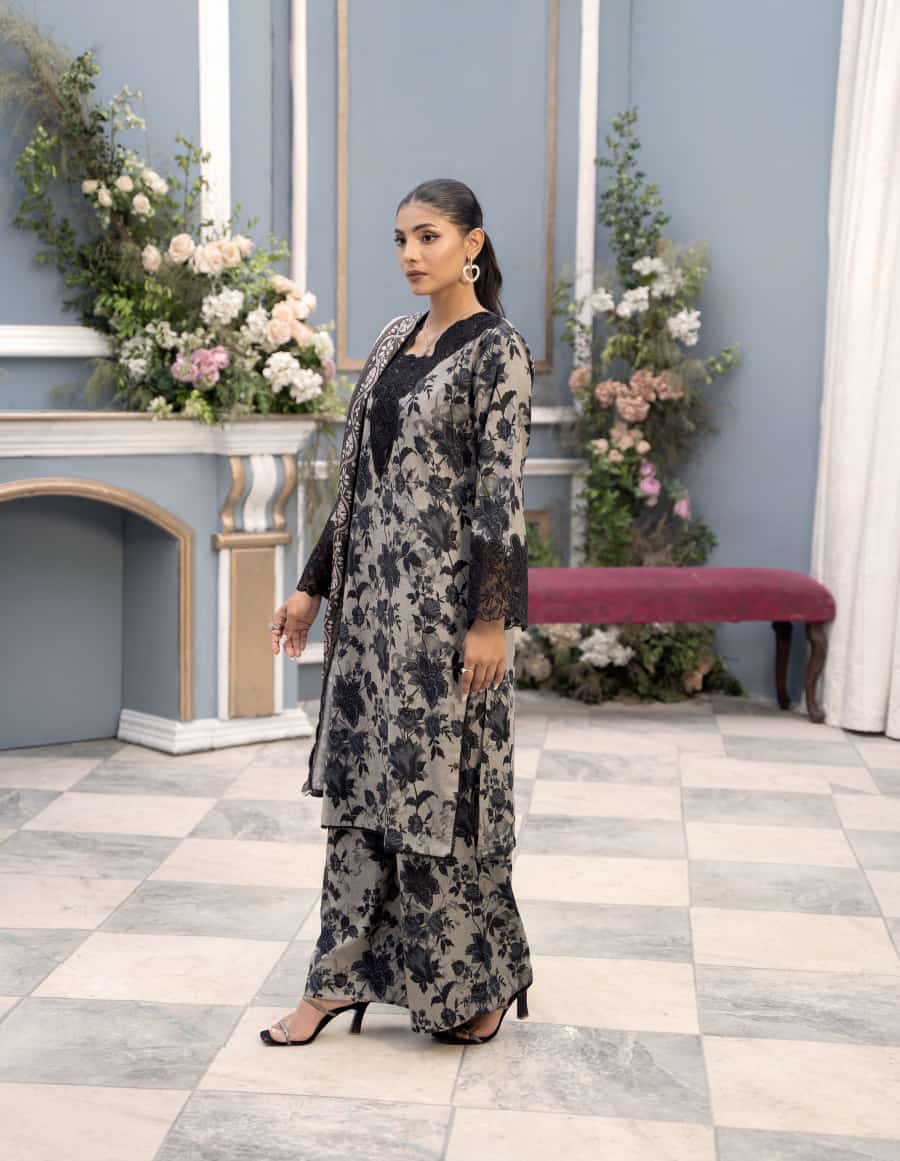 Unstitched Elegance: 2-Piece Digital Khaddar